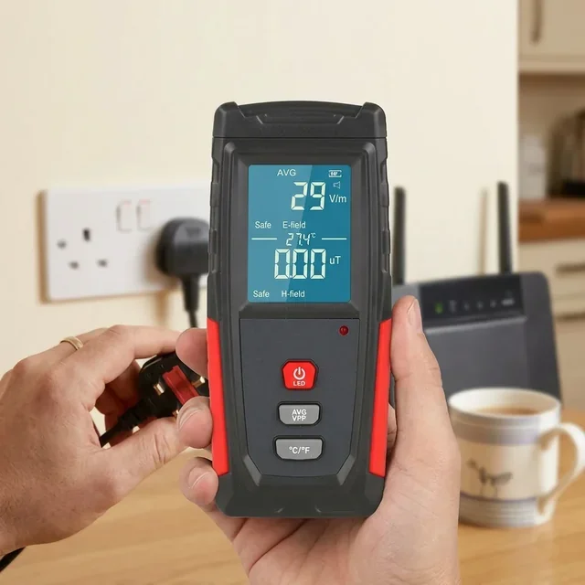 ERICKHILL electromagnetic meter in use in a kitchen setting