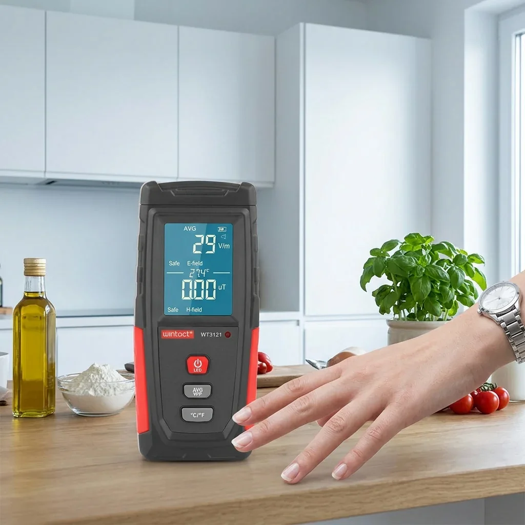 Customer review photo — ERICKHILL monitor in kitchen midday